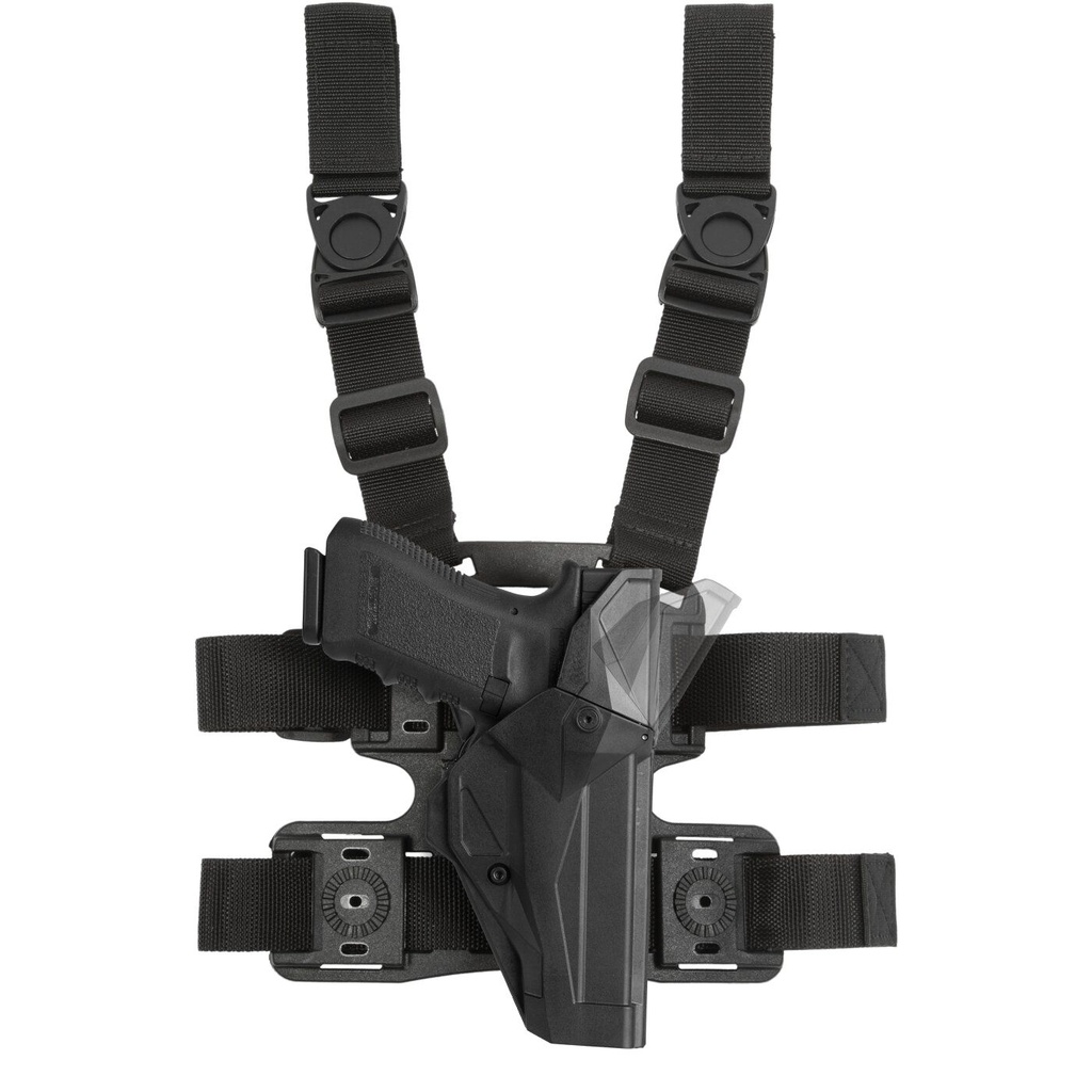 Vega Holster Oberschenkelholster Cama X Large Glock & Sig Sauer - schwarz - Glock 19/22/23/25/32/45
