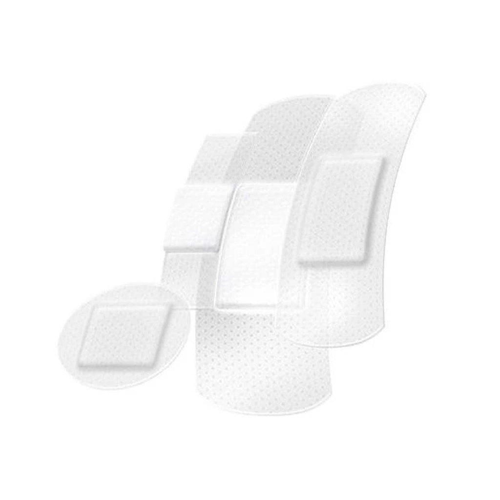 Wundmed Pflaster-Strips, 100Stk, halbtransparent
