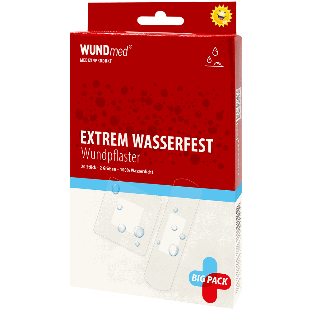 Wundmed Wundpflaster extrem wasserfest in 2 Grössen - 20Stk