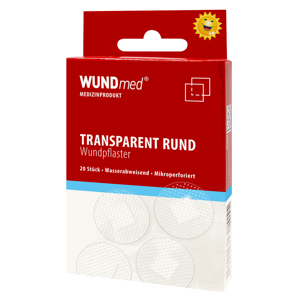 Wundmed transparente Rundpflaster - 20Stk