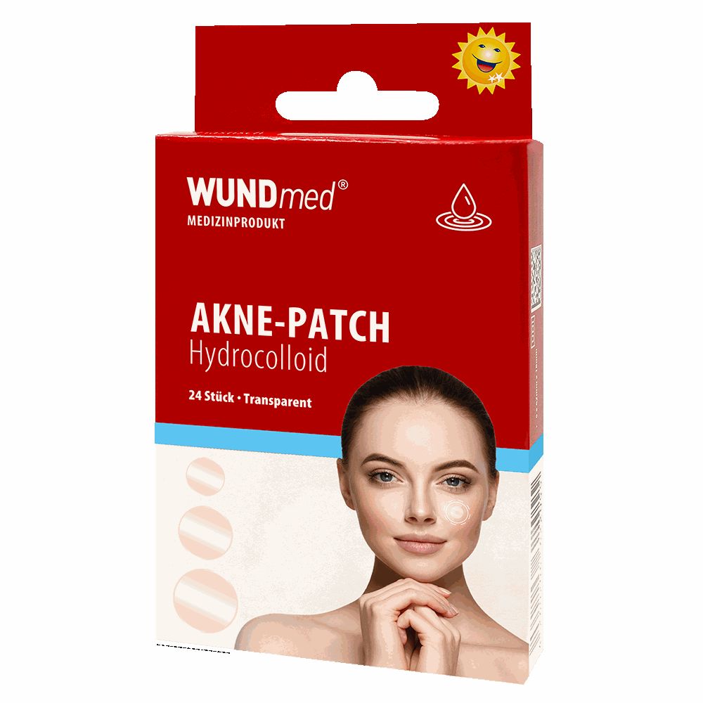 Wundmed Akne-Patches in 3 Grössen - 24Stk