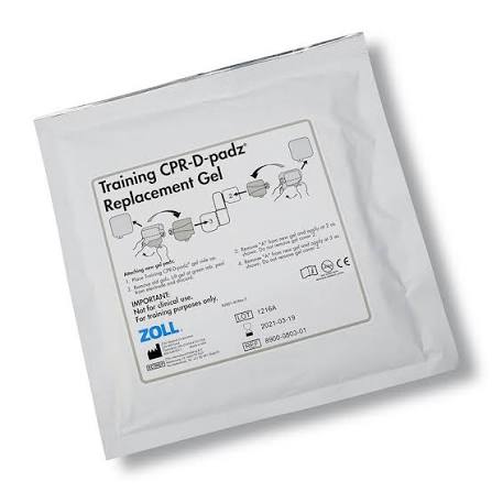 Zoll CPR-D Trainingselektrode Replacement Gel Pads, 5Stk