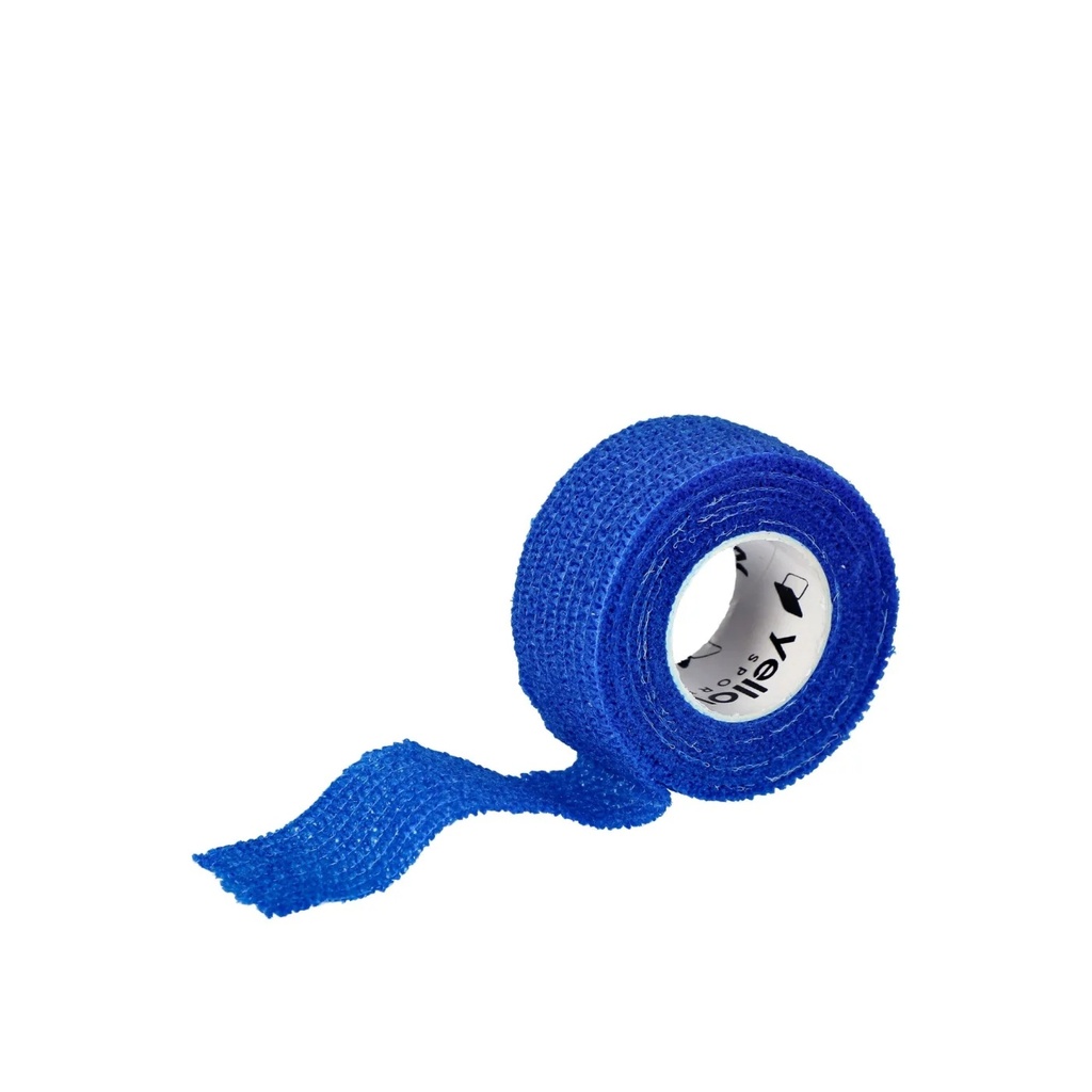 Kohäsive selbsthaftende Fixierbinde 2.5cmx4.5m, - blau
