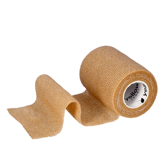 Kohäsive selbsthaftende Fixierbinde 7.5cmx4.5m, - beige