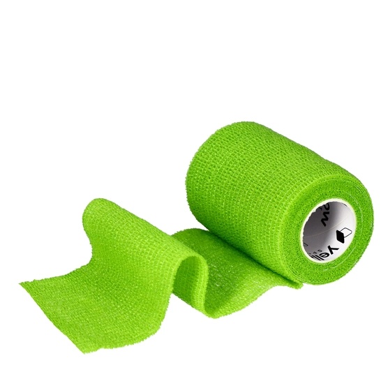 Kohäsive selbsthaftende Fixierbinde 7.5cmx4.5m, - neongrün