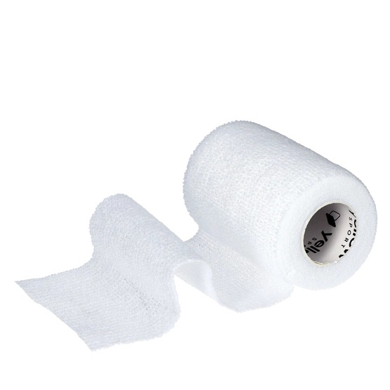 Kohäsive selbsthaftende Fixierbinde 7.5cmx4.5m, - weiss