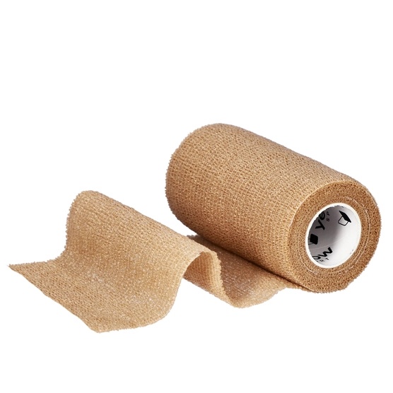 Kohäsive selbsthaftende Fixierbinde 10cmx4.5m, - beige