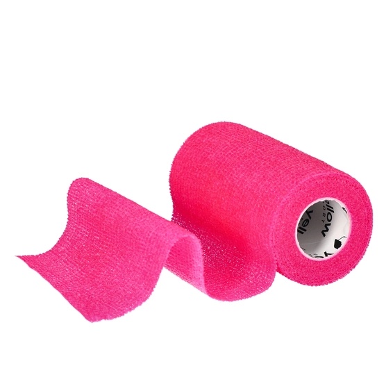 Kohäsive selbsthaftende Fixierbinde 10cmx4.5m, - neonpink
