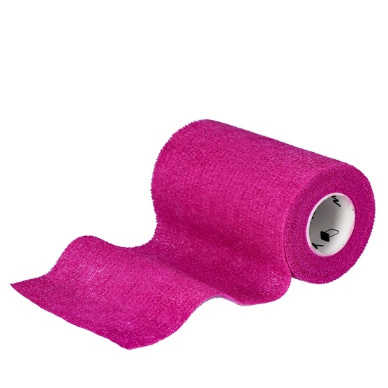 Kohäsive selbsthaftende Fixierbinde 10cmx4.5m, - violett