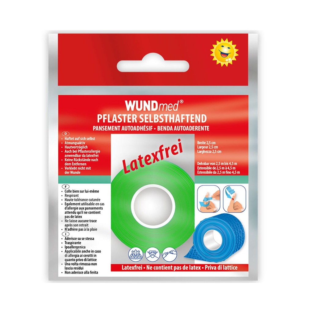 Wundmed selbsthaftende Pflasterverbände - grün