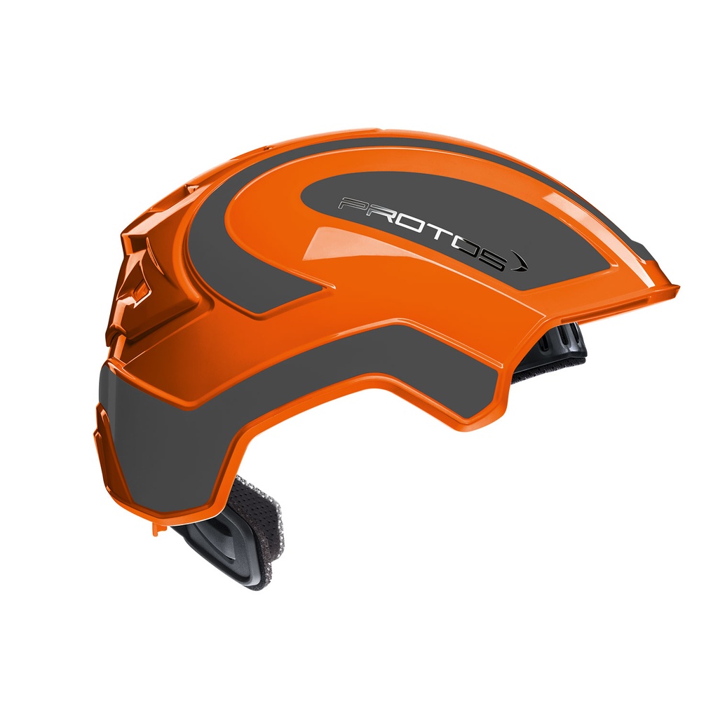 Protos Integralhelm und Rettungsdiensthelm - grau/orange