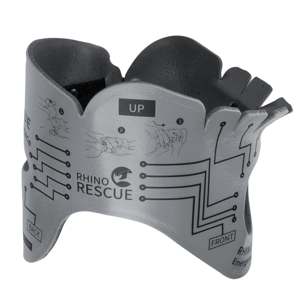 Rhino Rescue Halskrause faltbar - grau