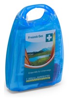 Erste Hilfe-Box gefüllt - Freizeit - blau