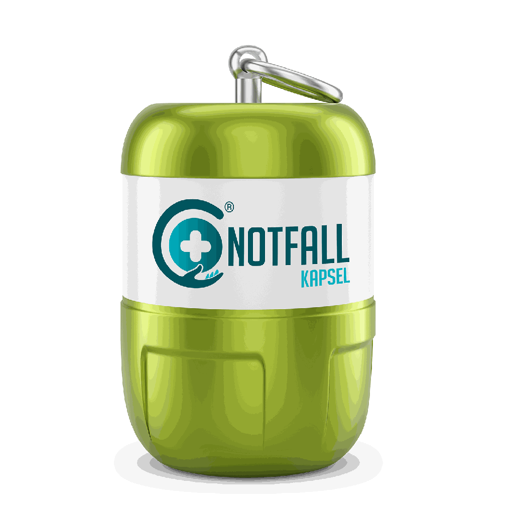Notfall Kapsel - grün