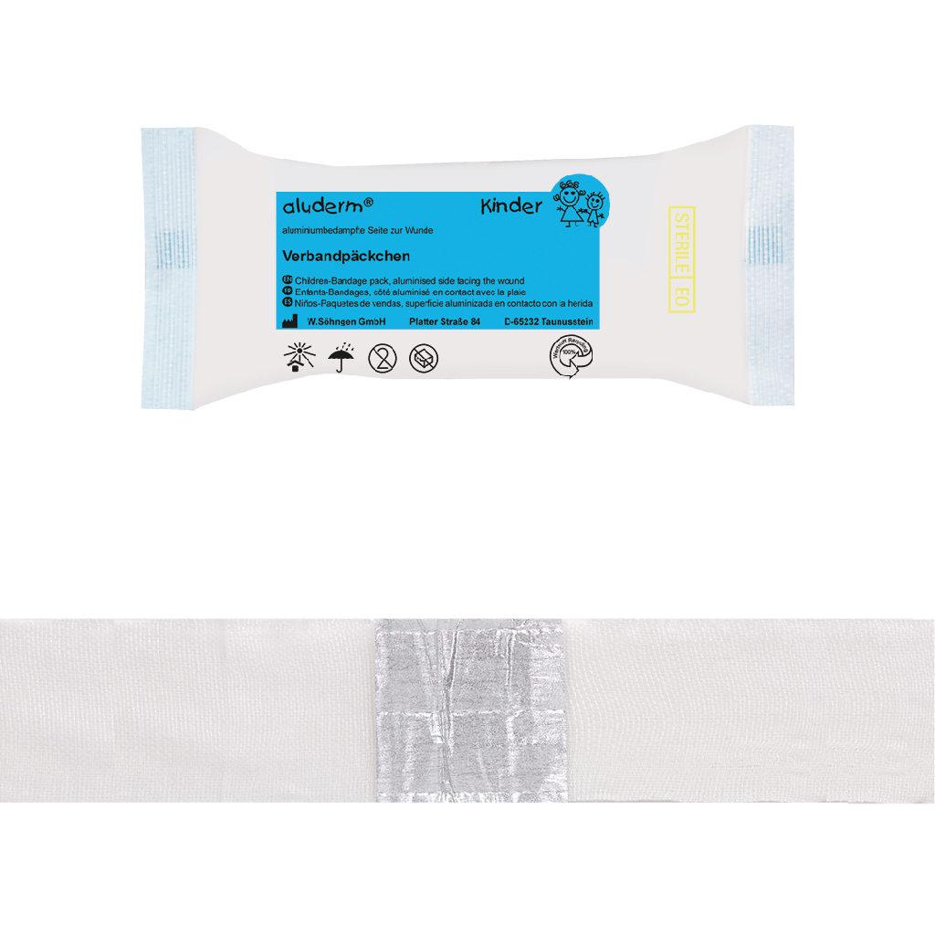 Söhngen aluderm Verbandpäckchen DIN 13151 - Kind - 4cm