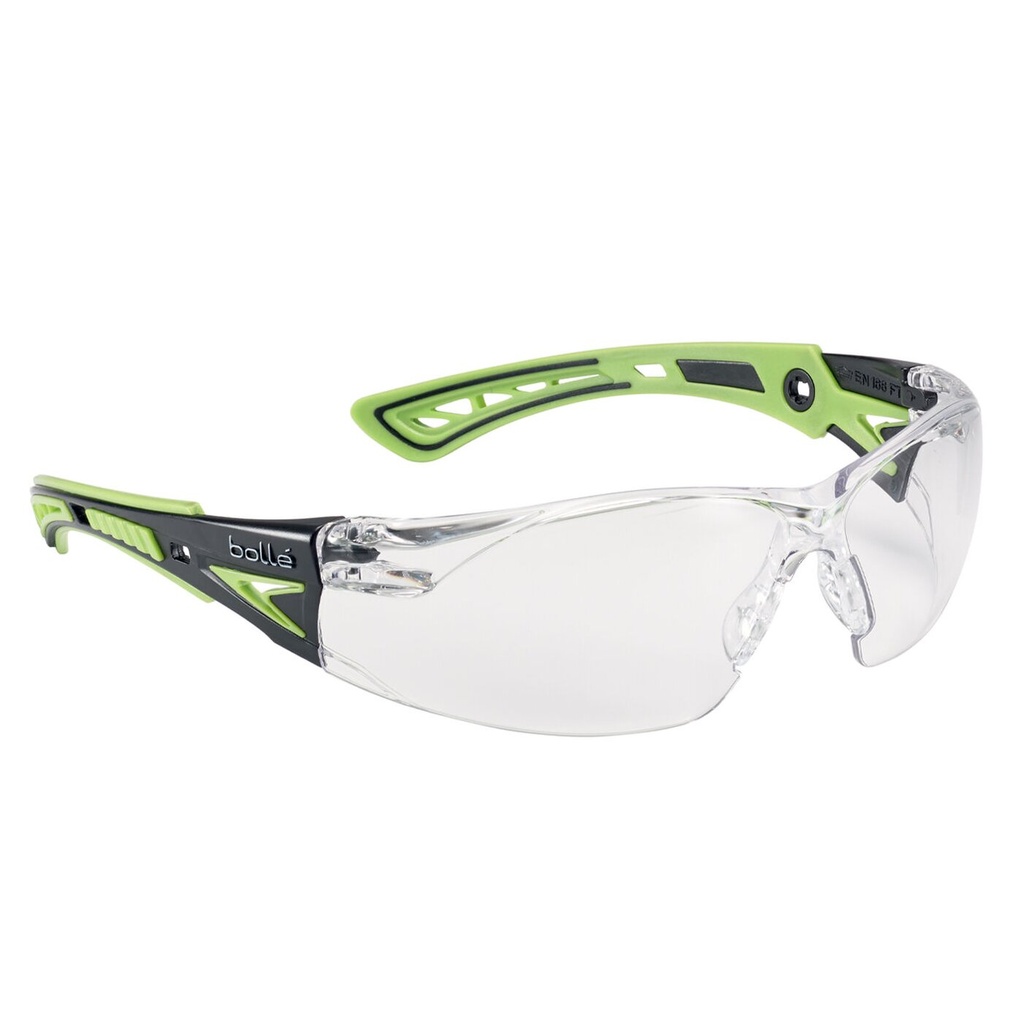 Bollé Schutzbrille Rush Plus - grün - clear