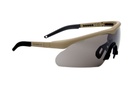 Swisseye Tactical - Brille Raptor Pro RX rubber brown 3 Gläser-Set
