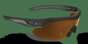 Swisseye Tactical - Brille Nighthawk Pro RX rubber black laser lens 532/694/1064 braun