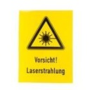 Laser Warnschild