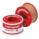 Leukoplast im Schutzring, 5 m x 2,5cm