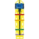 Lifeguard Spineboard mit 10-Punkt Fixiersystem und Head-Fix Kopffixierung, gelb