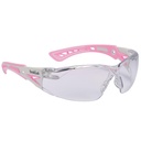 Bollé Schutzbrille Rush Plus Small Clear Rosa