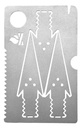Bushcraft Essentials Überlebens Pfeilkarte