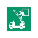 Everglow Rettungszeichen Schild Rettungsausstieg nach ASR A1.3 ISO 7010-E017