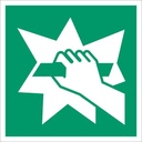 Everglow Rettungszeichen Notausstiegsvorrichtung ISO 7010