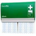 Plum Pflasterspender QuickFix, 2x30 Fingerpflaster, detektierbar, blau
