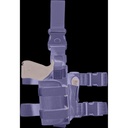 Vega Holster taktisches Oberschenkelholster für Pistolen mit Taschenlampe/Laser