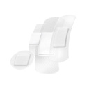 Wundmed Pflaster-Strips, 100Stk, halbtransparent