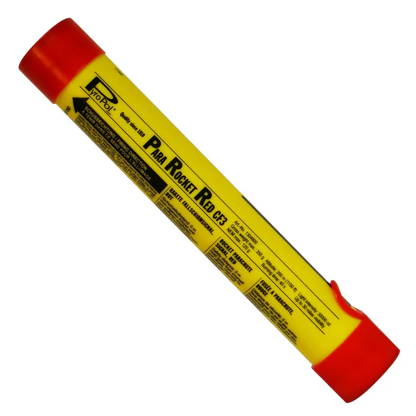 Fallschirmsignalrakete rot