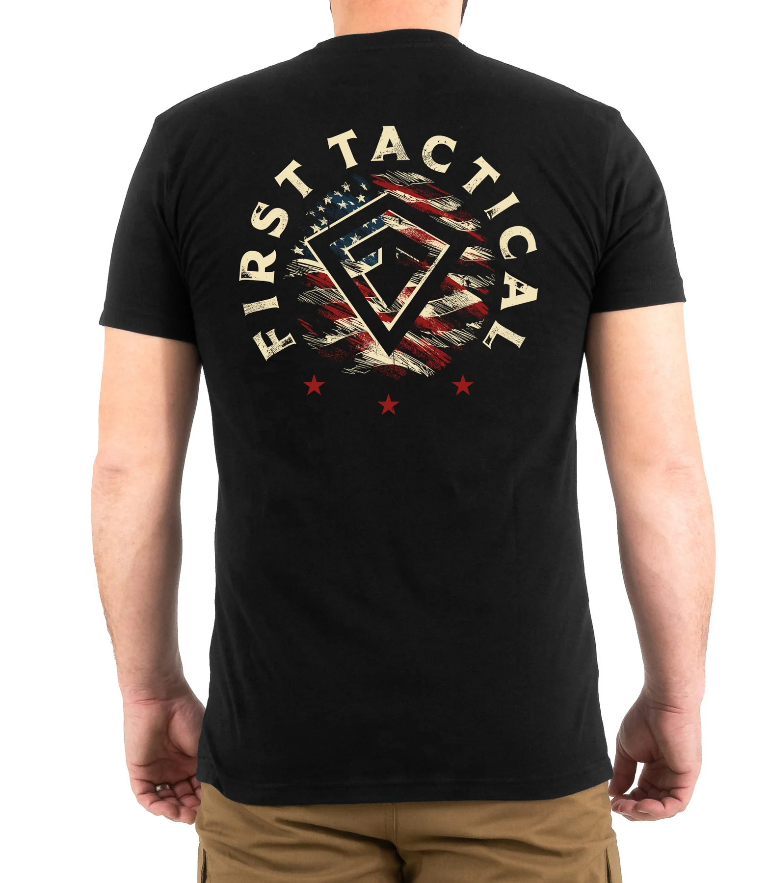 First Tactical T-Shirt Stars & Stripes schwarz
