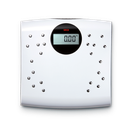 seca 804 Personenwaage mit verchromten Elektroden für präzises Messen