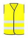 Korntex Warnweste CF mit schwarzem Saum EN 20471
