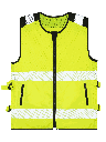 Korntex Hi-Vis Mesh Motorrad Warnweste EN 20471